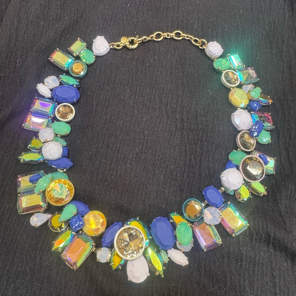 J. Crew Brûlée Multicolor Gemstone Necklace